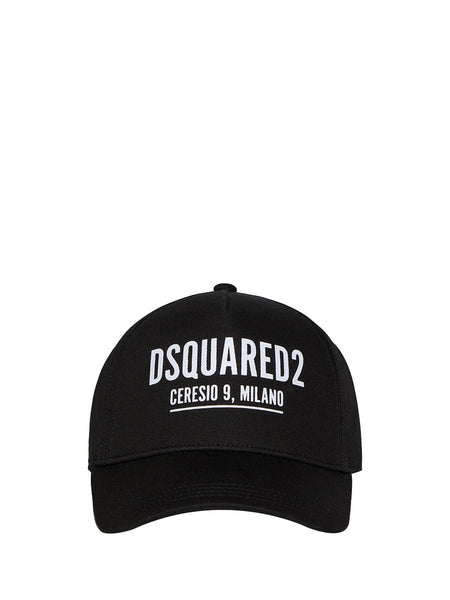 Dsquared Cappello Unisex Ragazzo in cotone con logo brand DQ*1272 D00YT