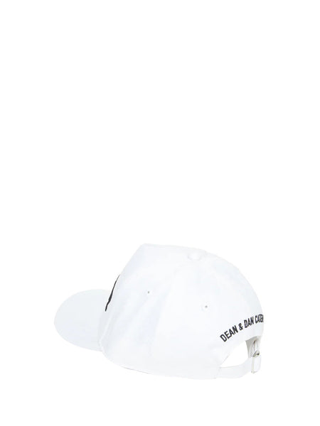 DSQUARED2 Cappello Unisex Ragazzo in cotone con visiera rigida