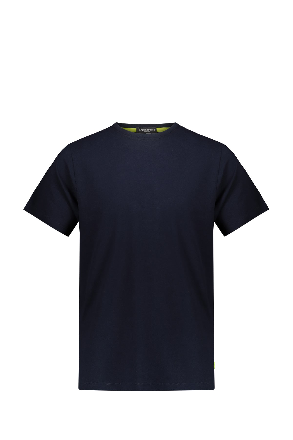 BRIAN BROME T-Shirt Uomo In Tinta Unita Navy NAVY