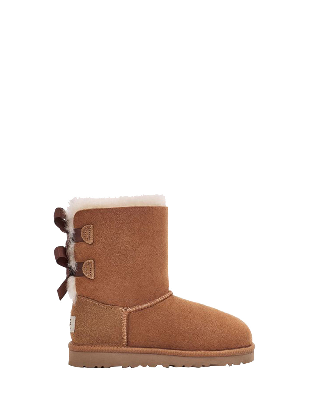 UGG Stivali Bambina con fiocchi fissi sul retro del gambale CHESTNUT