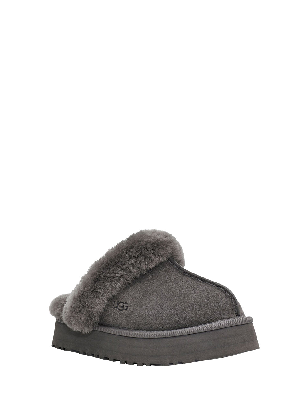 UGG Pantofole Disquette Charcoal Grigio