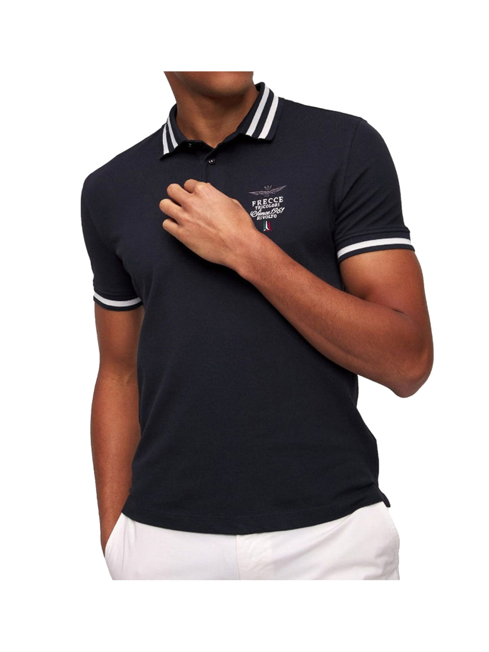 AERONAUTICA MILITARE 2 USCITA Aeronautica Militare Polo Uomo Navy - Blu NAVY