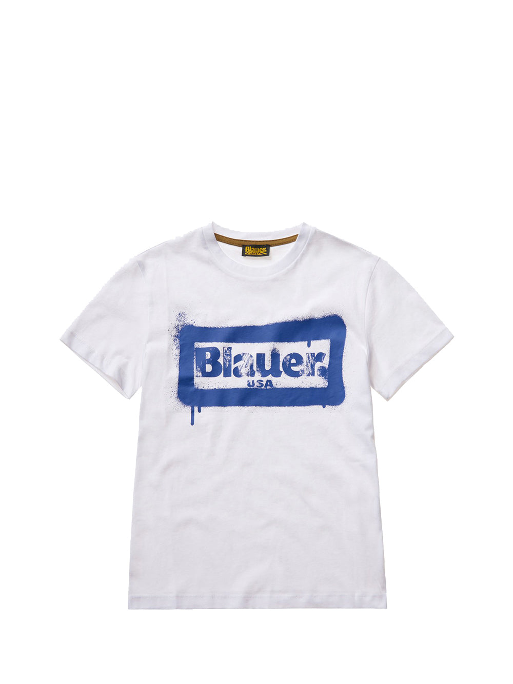 BLAUER Blauer T-Shirt Bambino Bianco Bianco