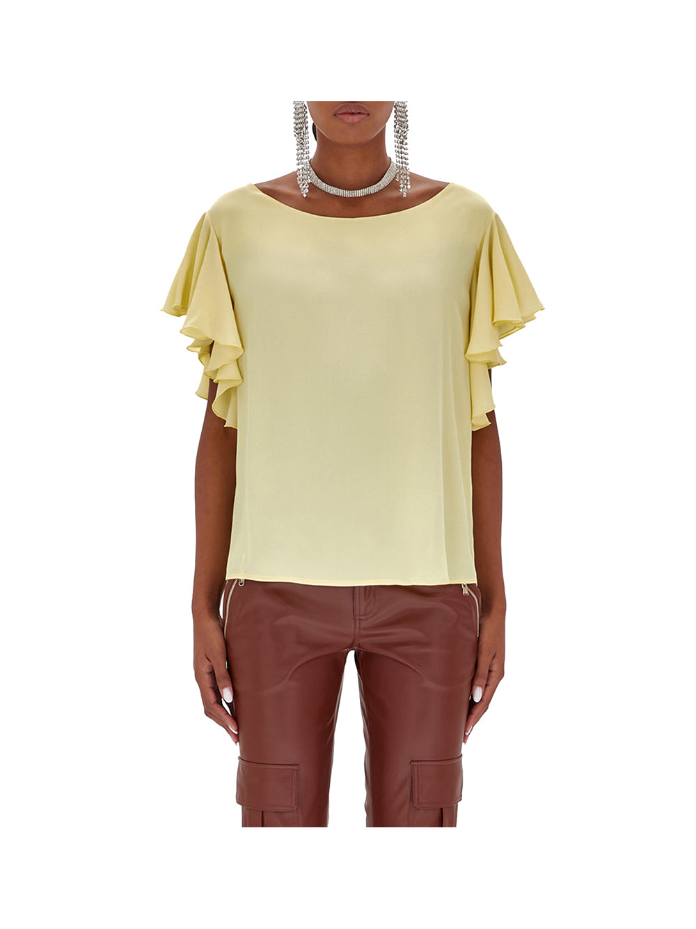 BLUGIRL Blugirl T-Shirt Donna Giallo Giallo