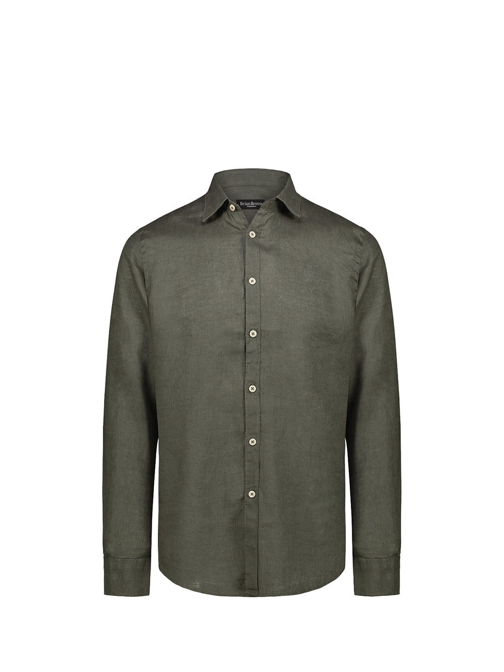 BRIAN BROME Brian Brome Camicia Uomo Verde Militare - Verde VERDE MILITARE