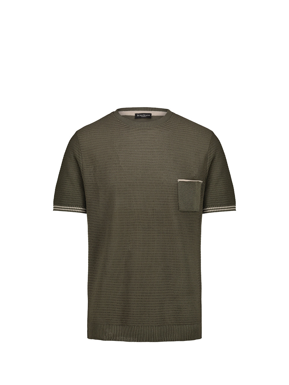 BRIAN BROME Brian Brome T-Shirt Uomo Militare - Verde Militare