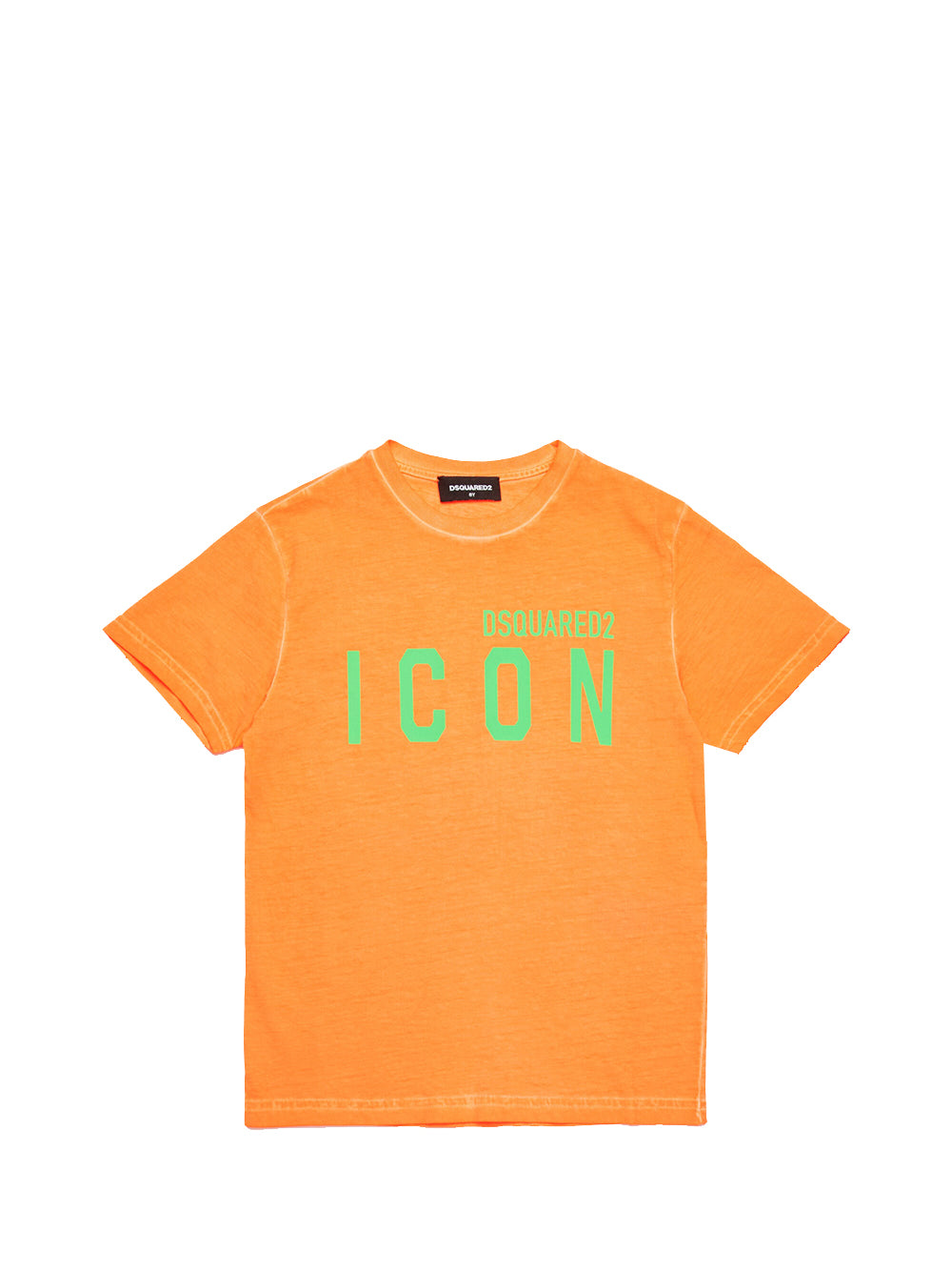 DSQUARED ICON Dsquared T-Shirt Bambino Arancio/verde - Multicolore ARANCIO/VERDE