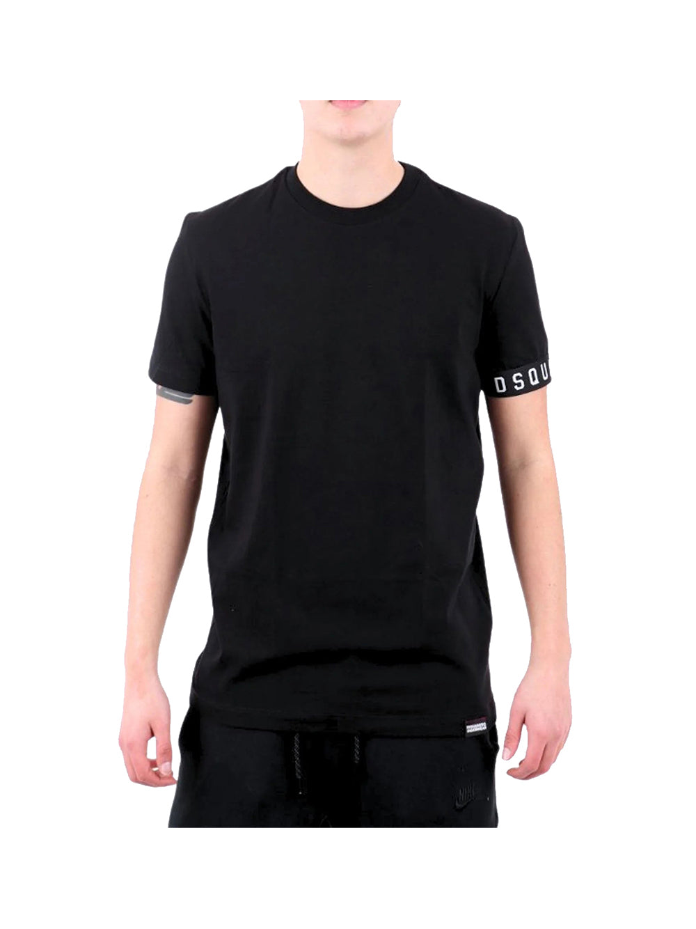 DSQUARED INTIMO Dsquared T-Shirt Uomo Nero/bianco - Nero Nero/bianco