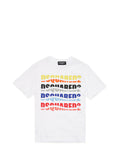 DSQUARED2 PRE Dsquared T-Shirt Unisex Bimbo Bianco Bianco