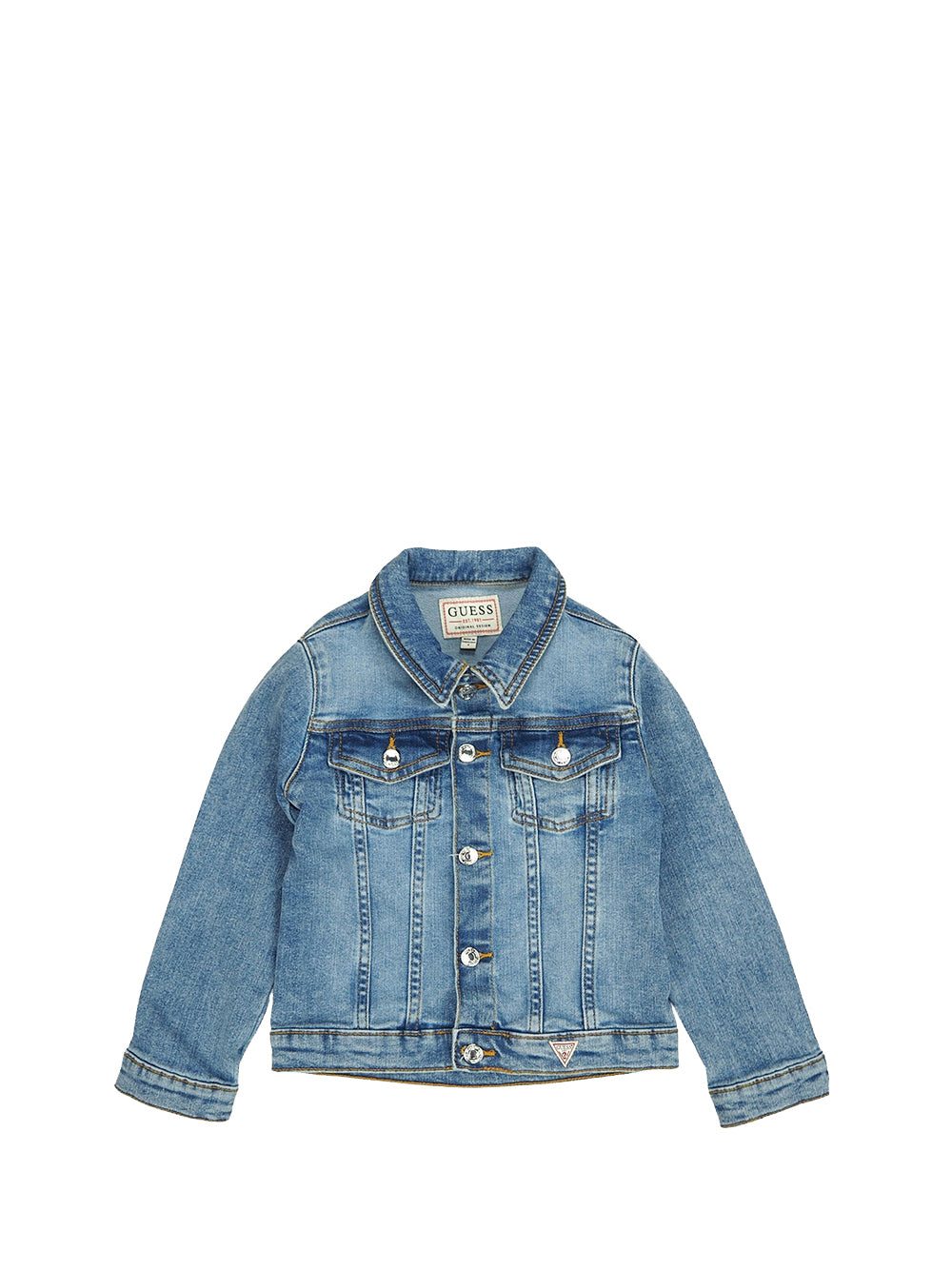 GUESS 1 USCITA Guess Giubbotto Bambina Denim - Blu Denim Blu