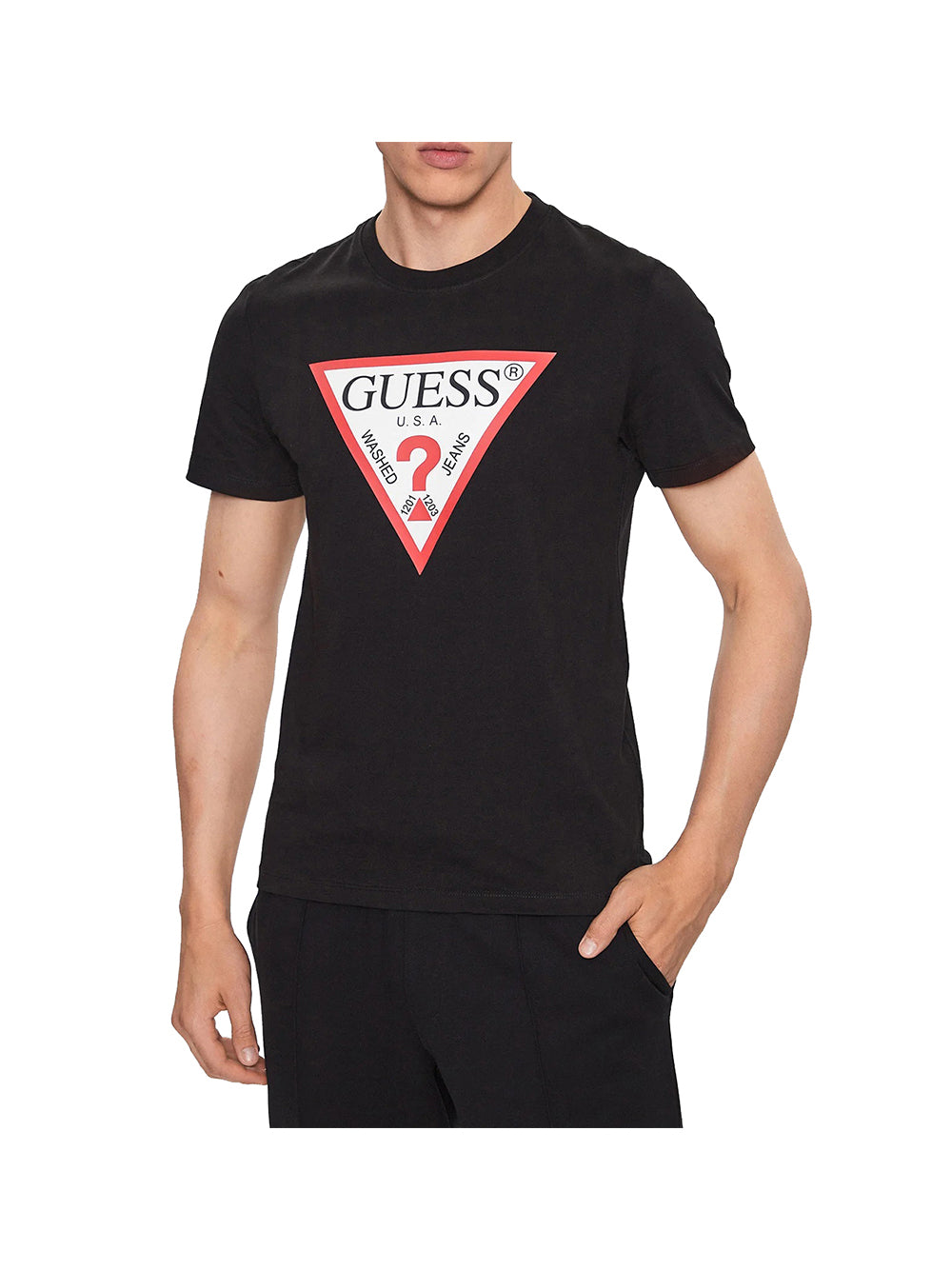 GUESS 2 USCITA Guess T-Shirt Uomo Nero Nero