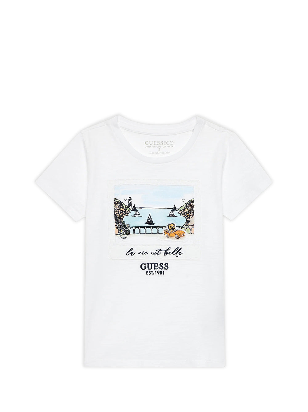 GUESS 2 USCITA Guess T-Shirt Bambino Bianco Bianco