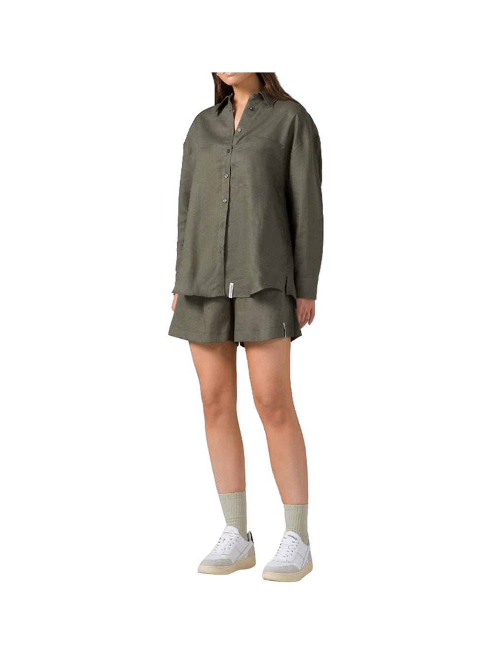 HINNOMINATE Hinnominate Camicia Donna Militare - Verde Militare