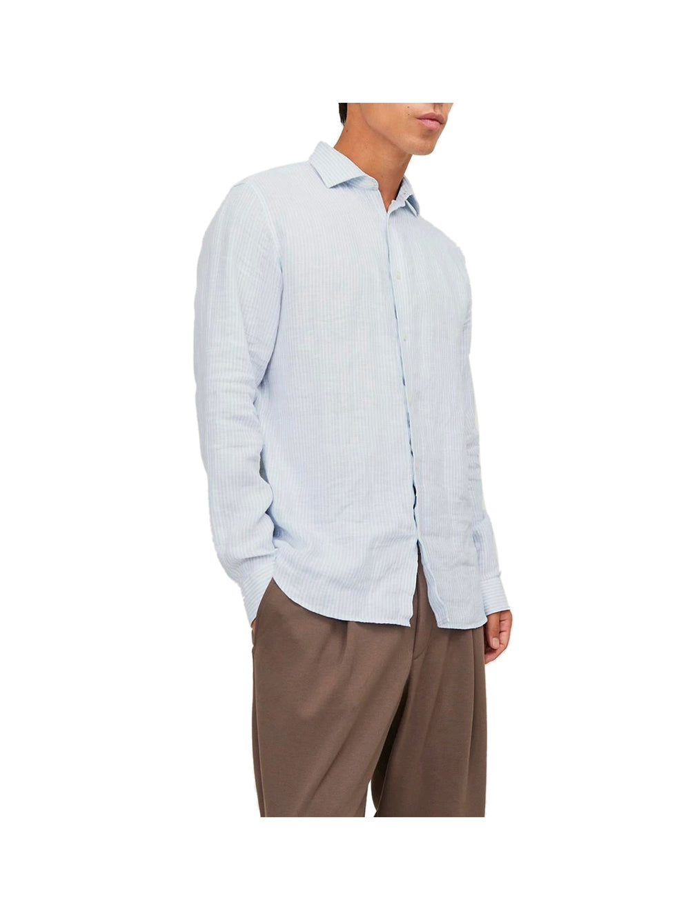 JACK&JONES PREMIUM Jack&Jones Camicia Uomo Celeste - Turchese Celeste