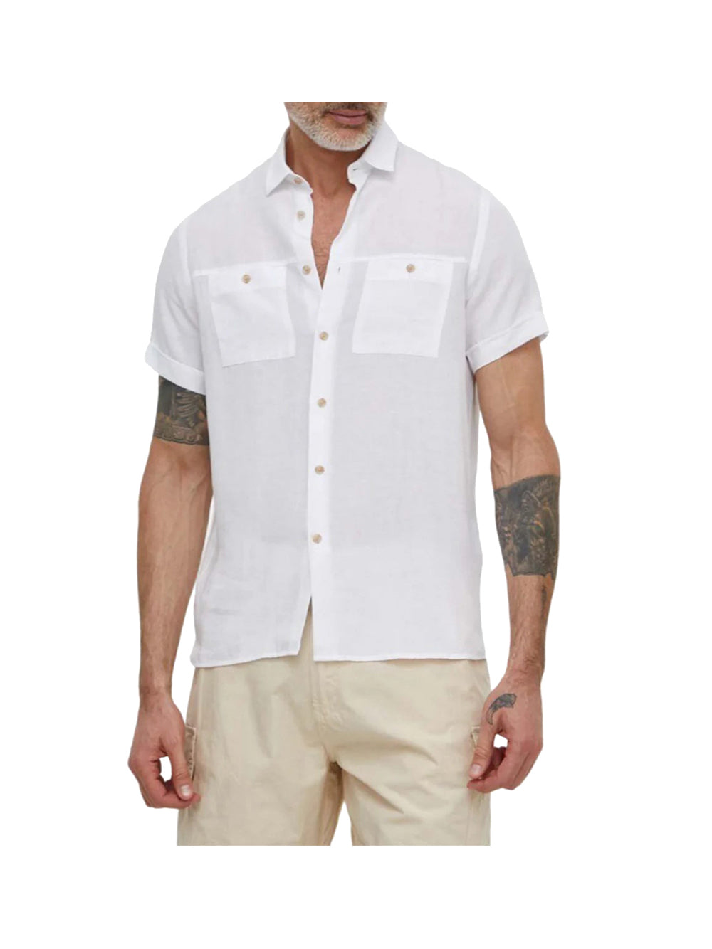 LIUJO JEANS UOMO Liu Jo Camicia Uomo Bianco Bianco