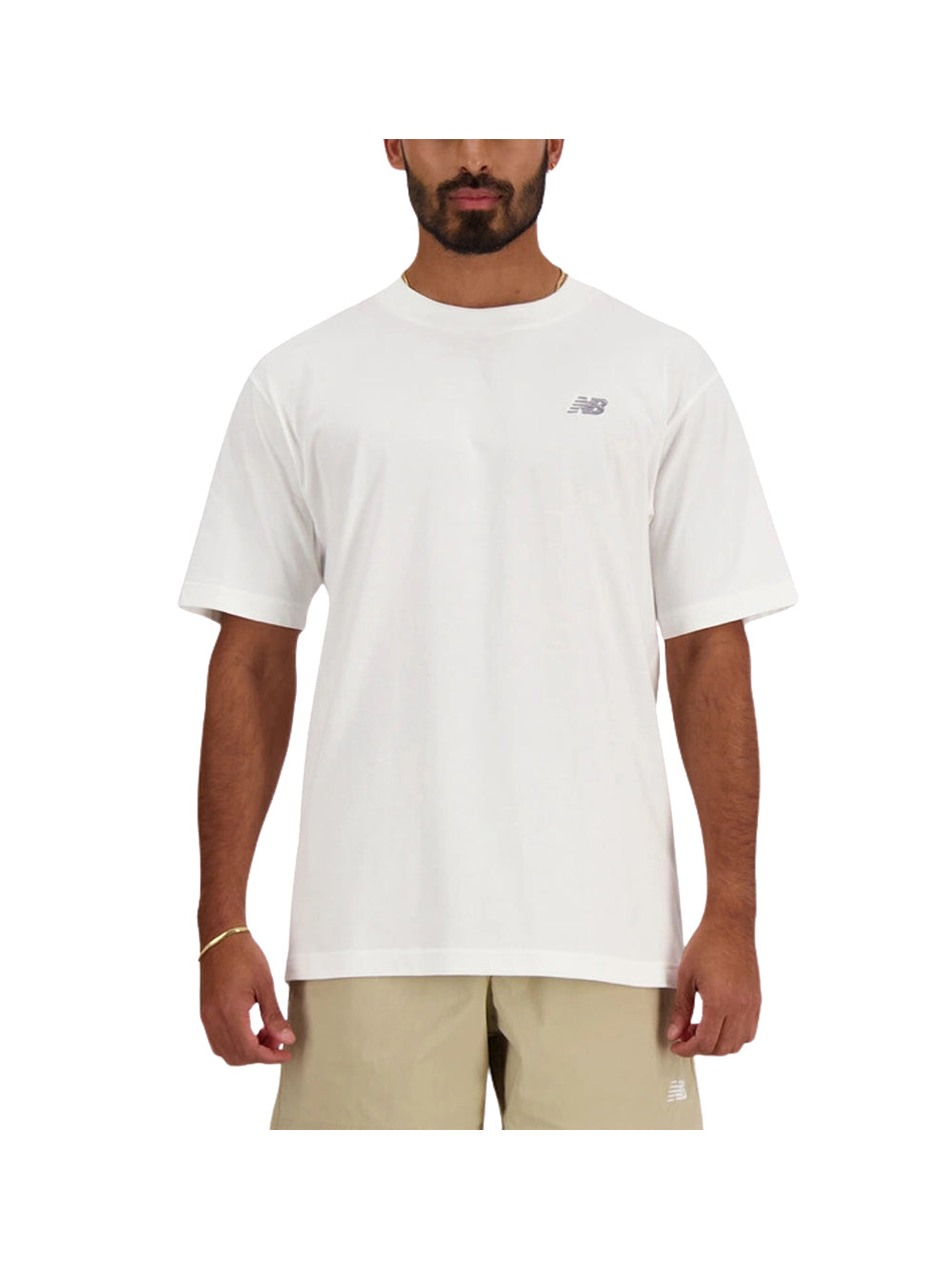 NEW BALANCE New Balance T-Shirt Uomo Bianco Bianco