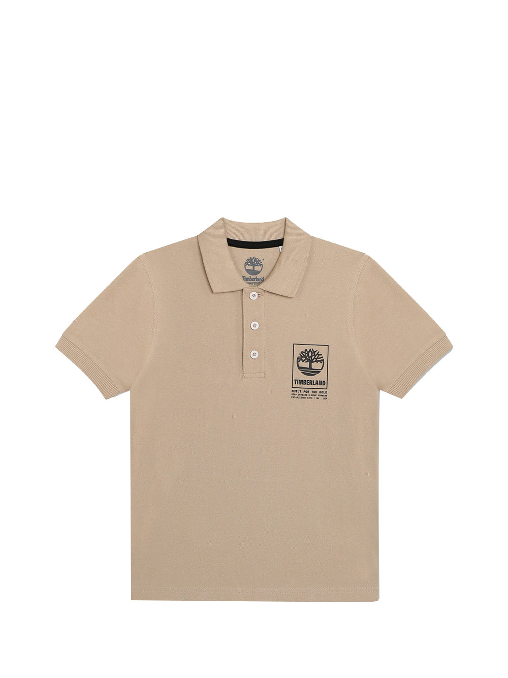 TIMBERLAND Timberland Polo Bambino Bianco Beige