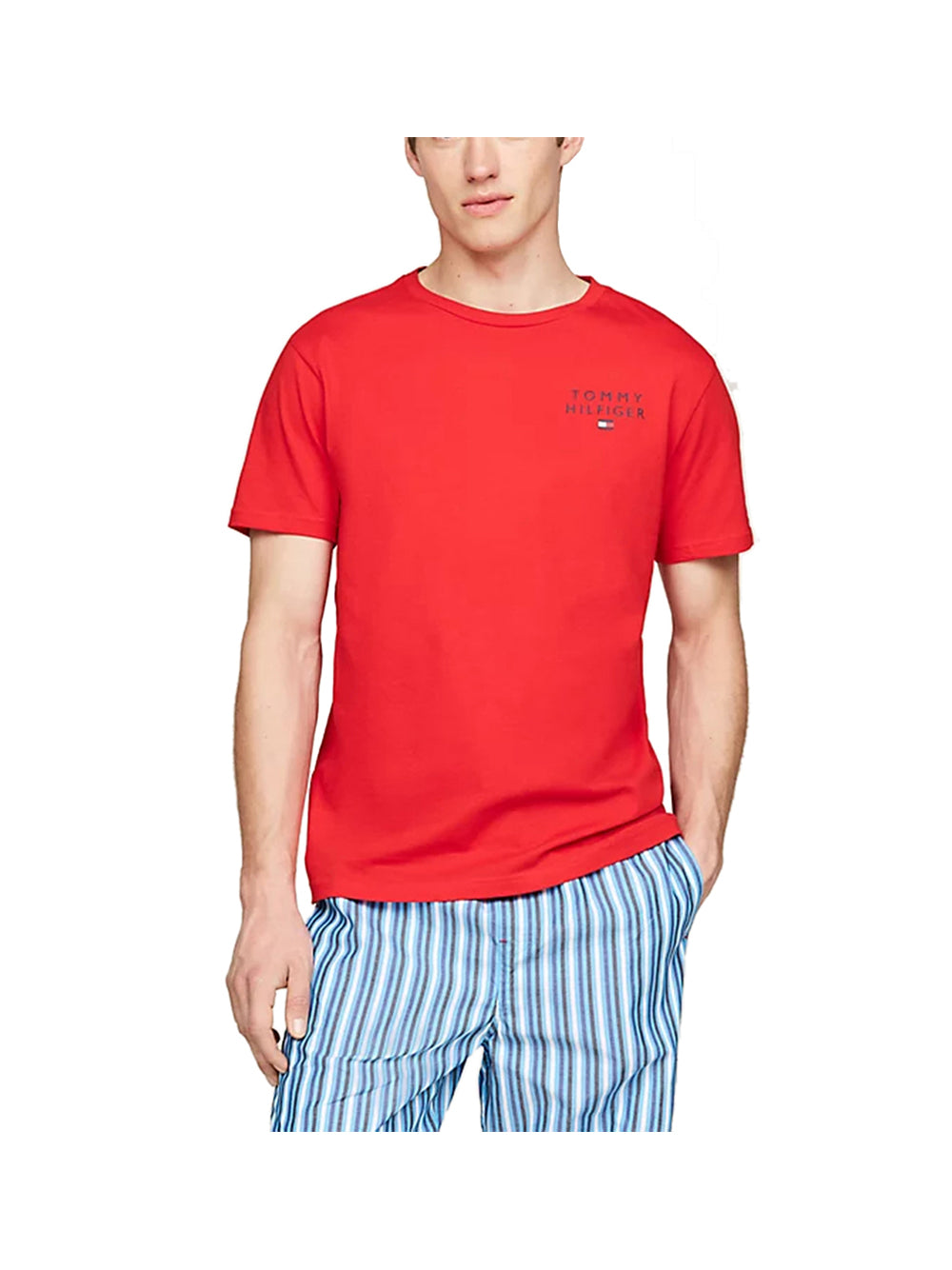 TOMMY UNDERWEAR Tommy Hilfiger T-Shirt Uomo Rosso - Arancione Rosso