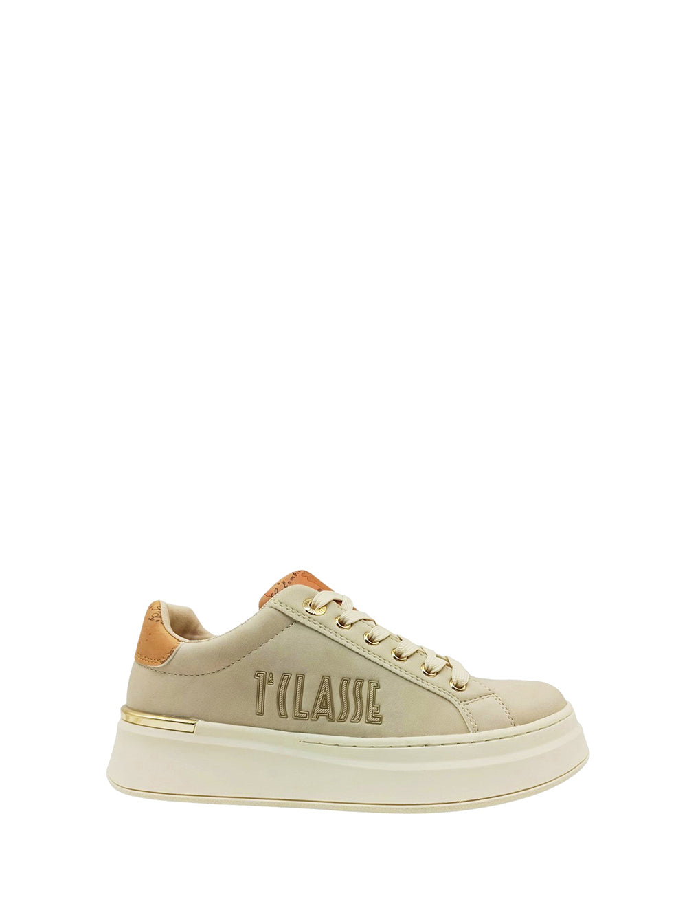 2 PRIMA CLASSE Alviero Martini Sneakers Donna Tortora - Beige Tortora