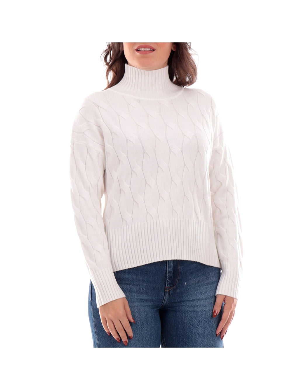 ANIS WHITE Anis White Maglia Donna Bianco Bianco