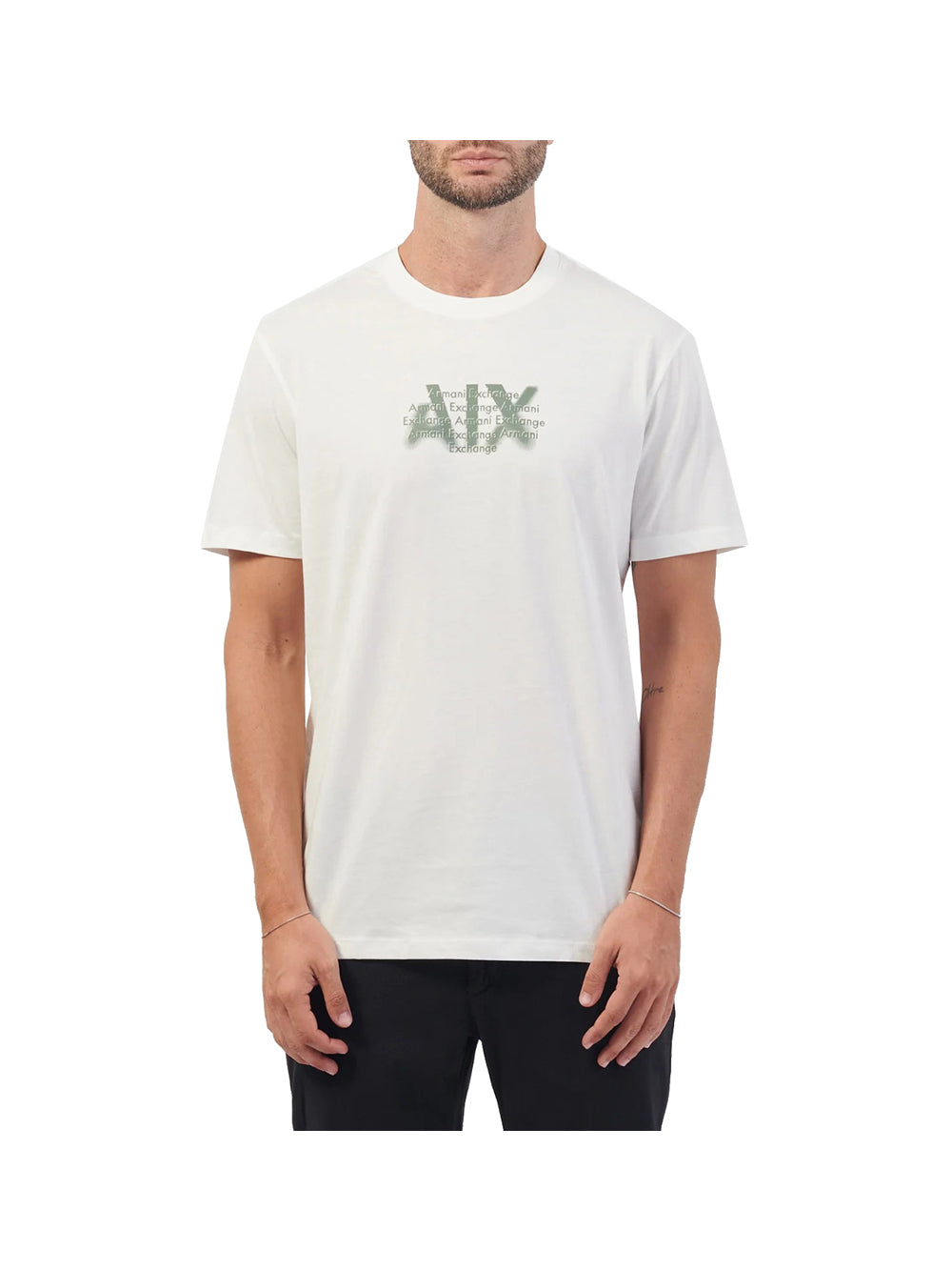 ARMANI EXCHANGE Armani Exchange T-Shirt Uomo Bianco Bianco