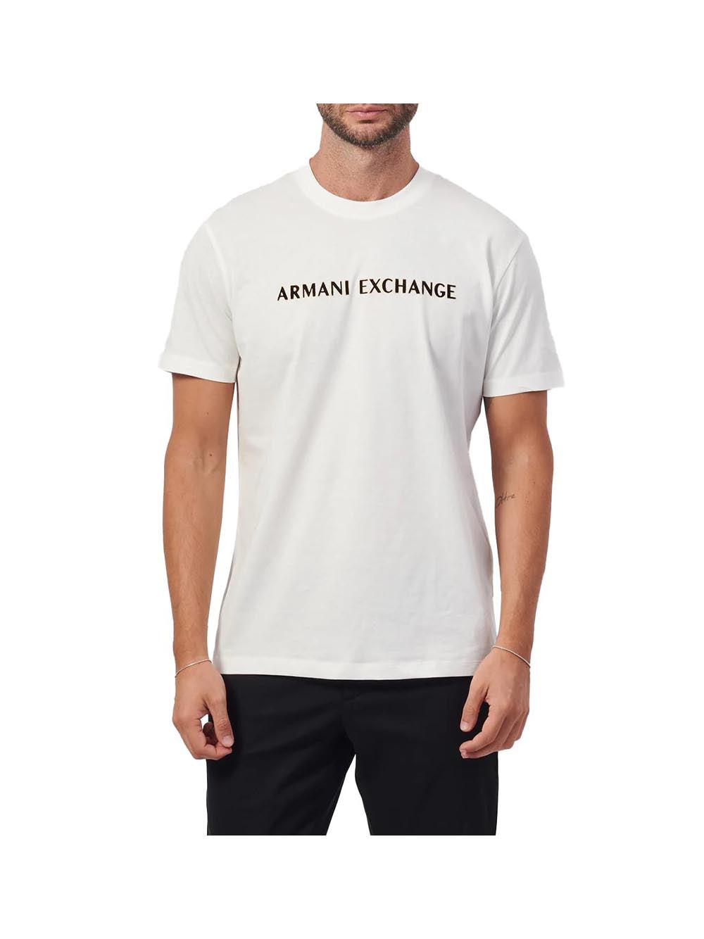 ARMANI EXCHANGE Armani Exchange T-Shirt Uomo Bianco Bianco