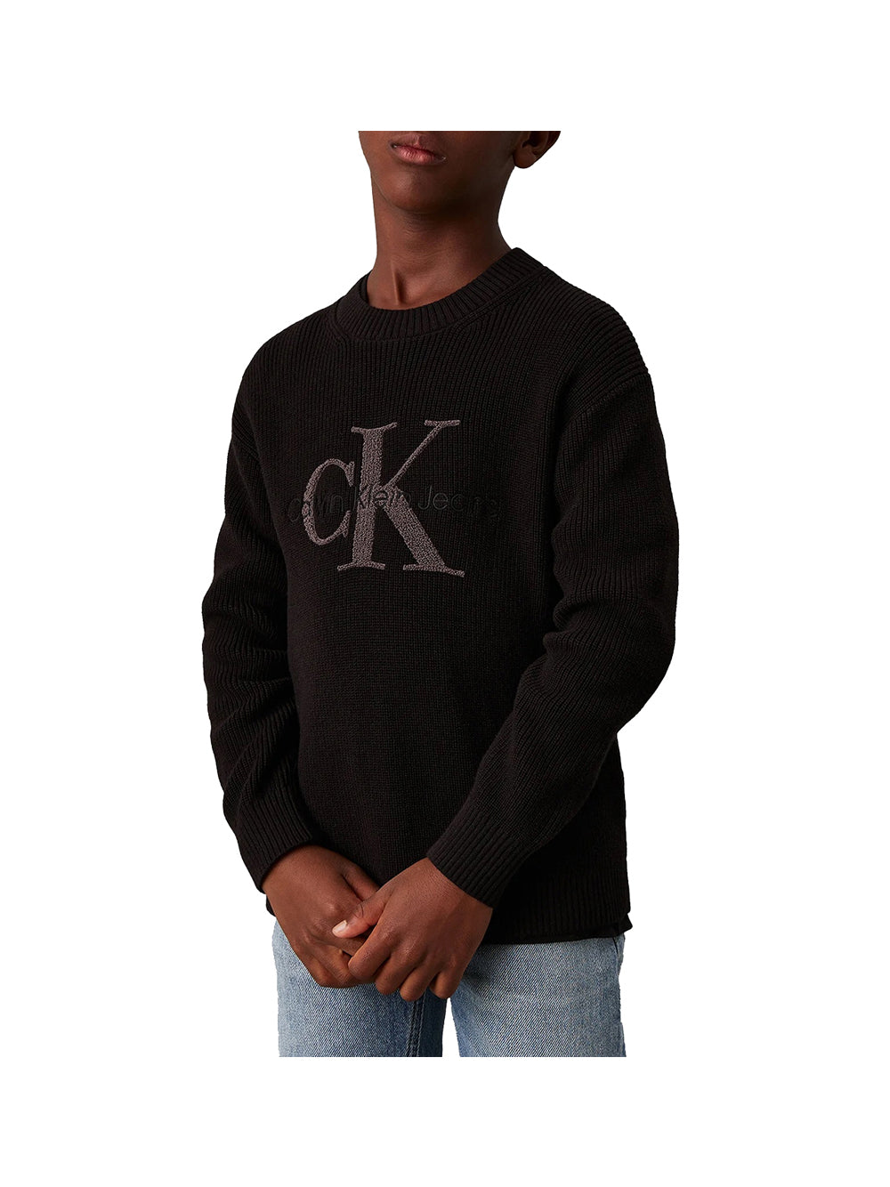 CALVIN2 1USCITA Calvin Klein Maglia Bambino Nero Nero