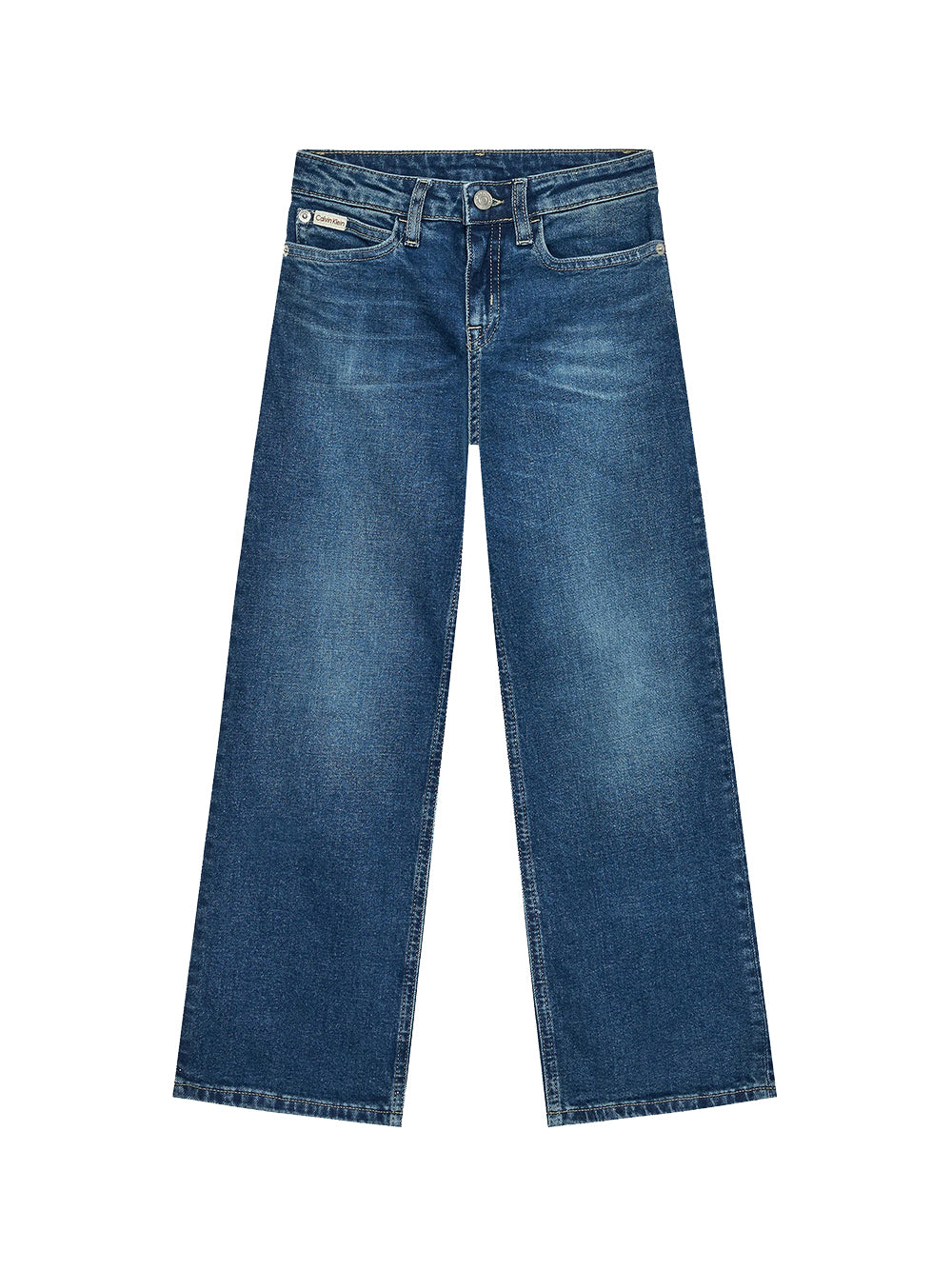 CALVIN2 1USCITA Calvin Klein Jeans Bambina Blu Denim - Blu Blu denim