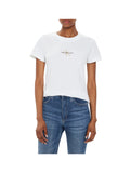 CALVIN2 1USCITA Calvin Klein T-Shirt Donna Bianco Bianco