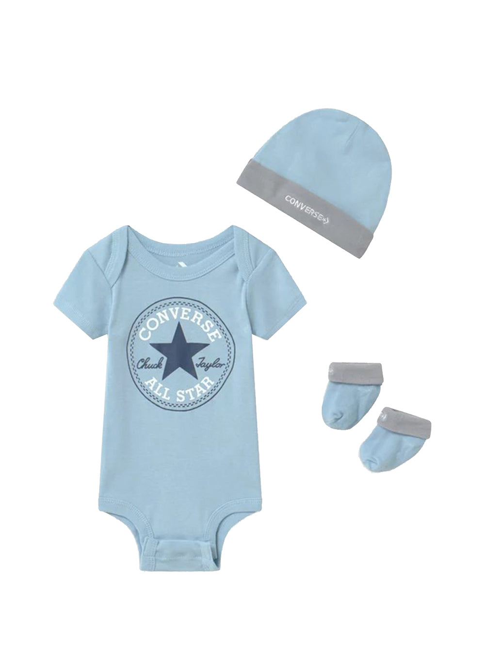 CONVERSE 2 USCITA Converse Set abbigliamento Bambino Celeste - Turchese Celeste