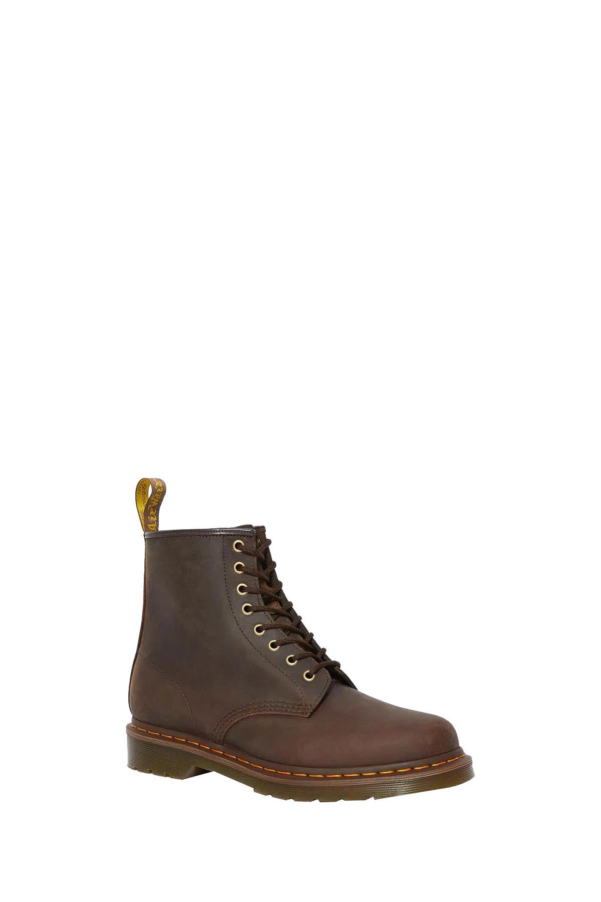 DR MARTENS Dr Martens Anfibio 1460 Crazy Horse Uomo Marrone Marrone