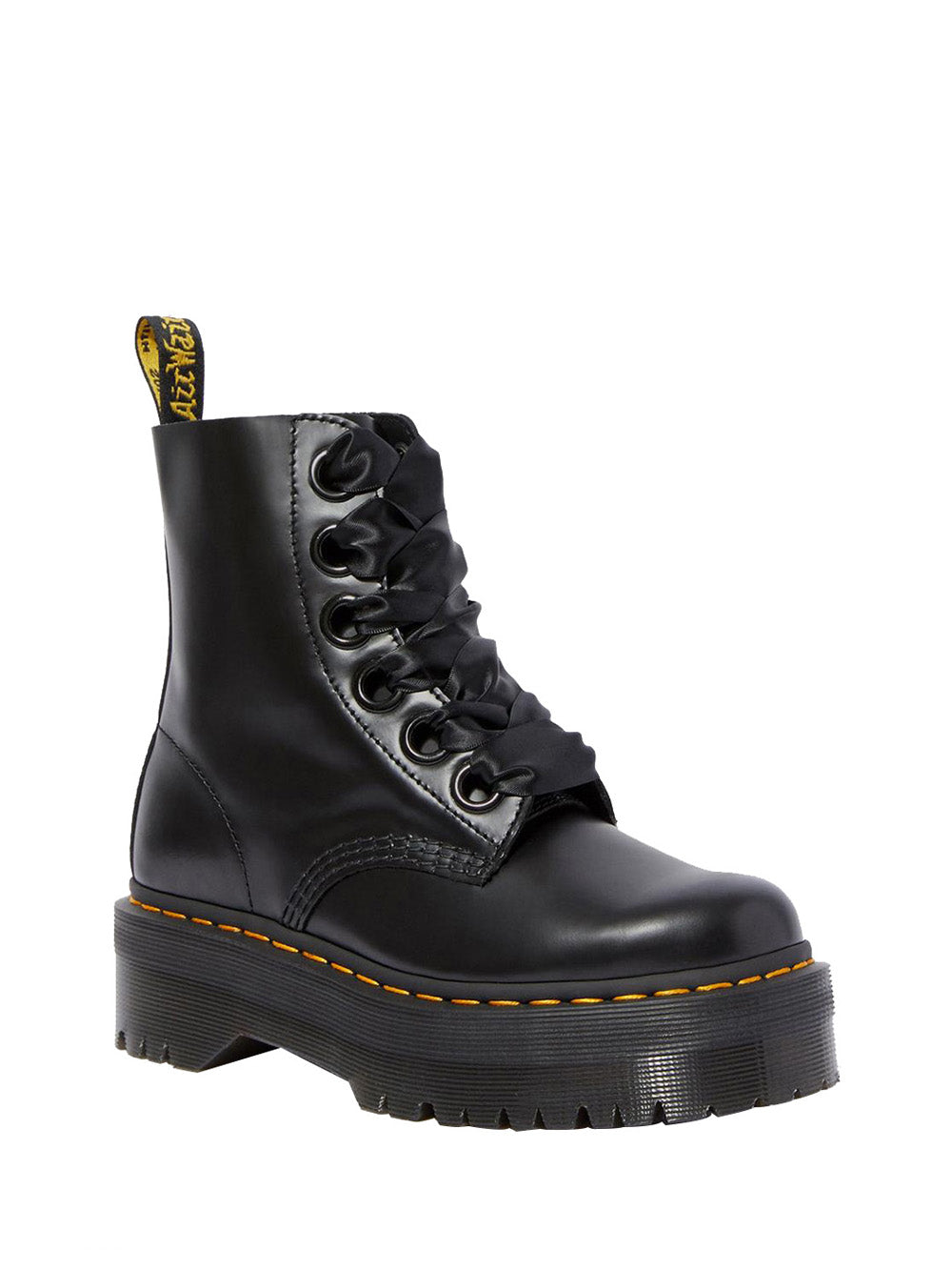 DR MARTENS Dr Martens Anfibio Molly Black Buttero Donna Nero Nero