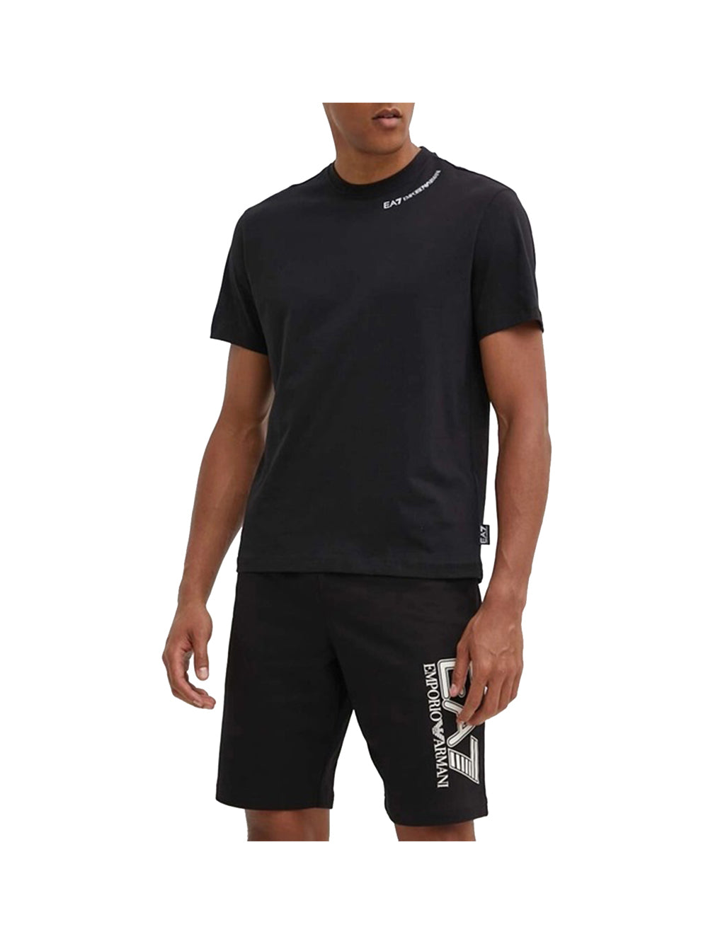 EA7 Ea7 T-Shirt Uomo Nero Nero