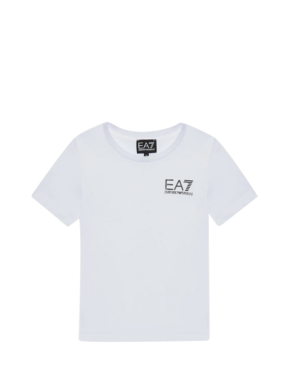 EA7 Ea7 T-Shirt Bambino Bianco Bianco