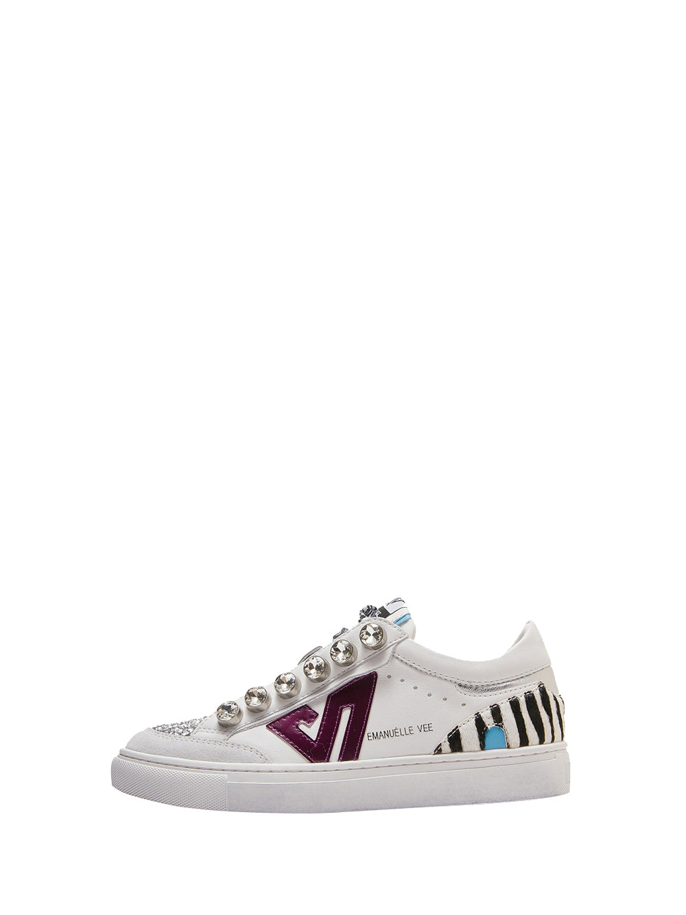 EMANUELLE VEE Emanuelle Vee Sneakers Donna Bianco/zebra - Multicolore BIANCO/ZEBRA