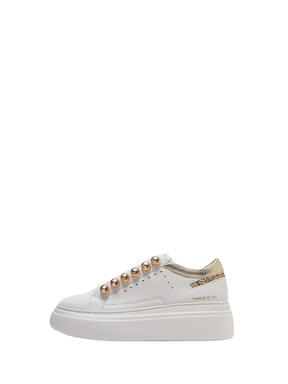 EMANUELLE VEE Emanuelle Vee Sneakers Donna Bianco/oro - Multicolore BIANCO/ORO