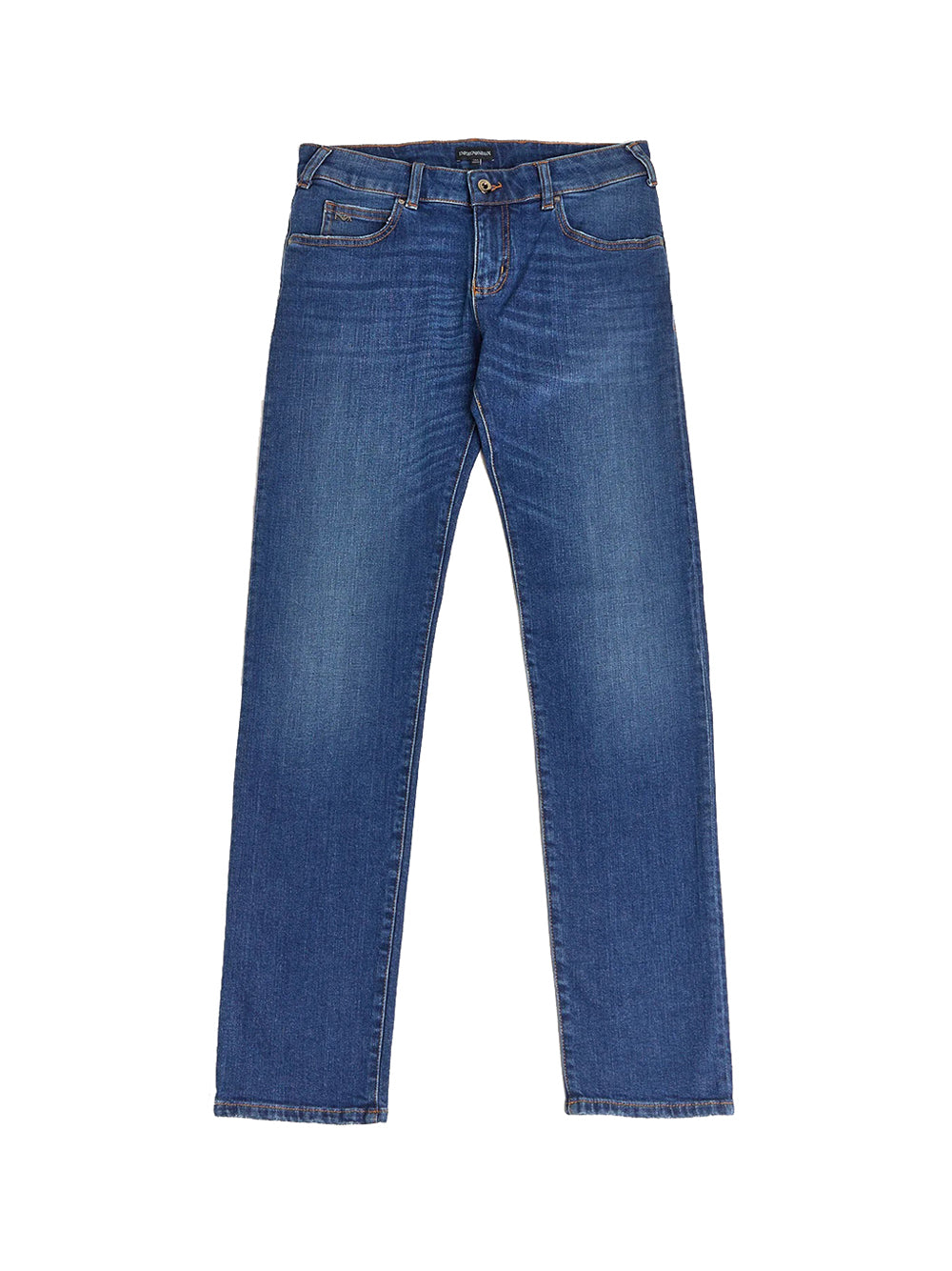 EMPORIO ARMANI Emporio Armani Pantalone Bambino Blu Denim - Blu Blu denim