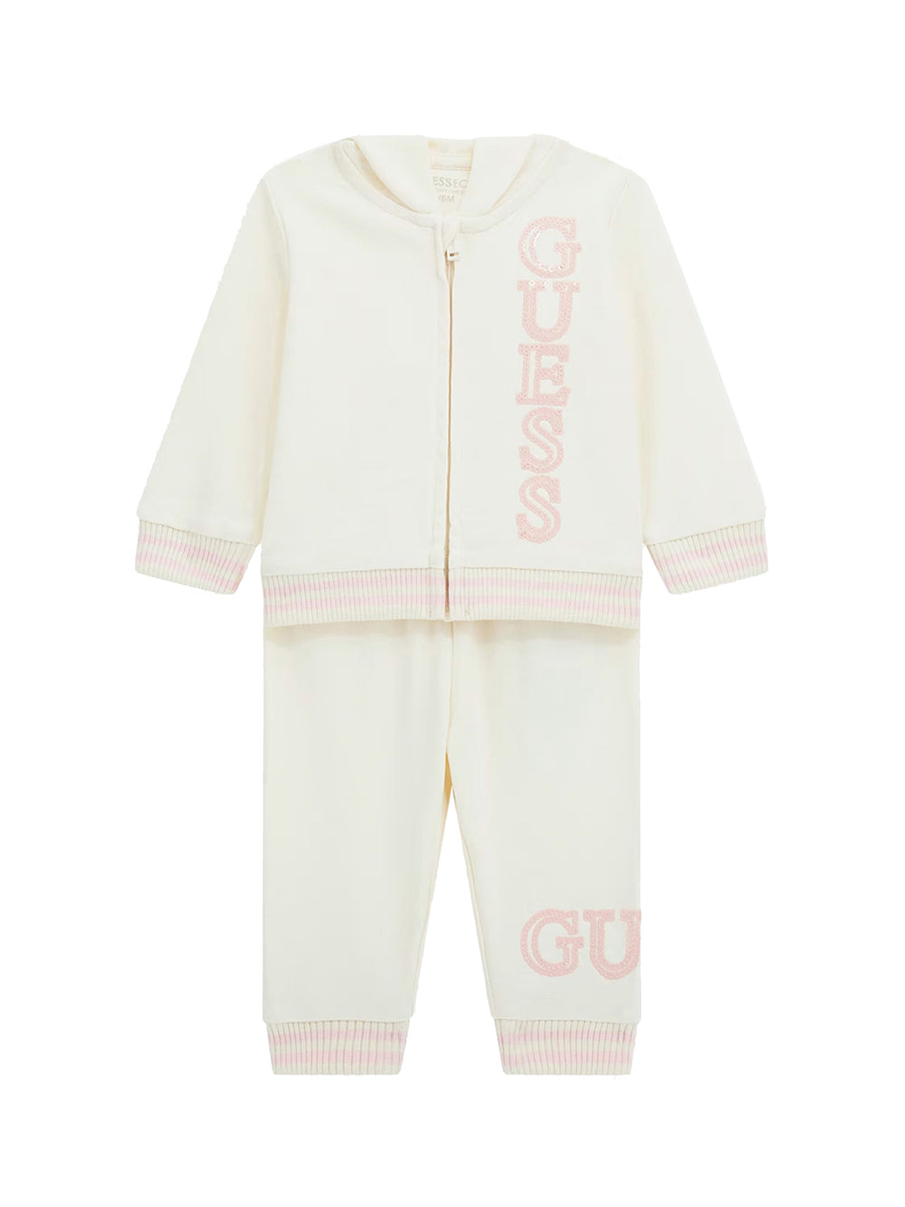 GUESS 1 USCITA Guess Coordinato Unisex Bimbo Bianco Bianco