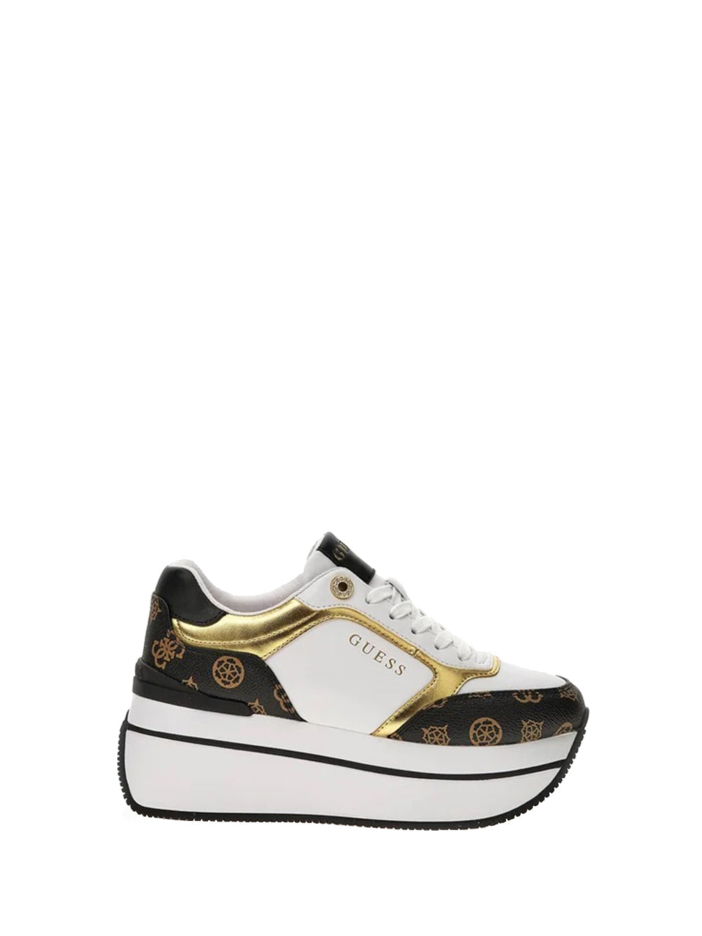 GUESS 1 USCITA Guess Sneakers Donna Bianco/marrone - Bianco BIANCO/MARRONE