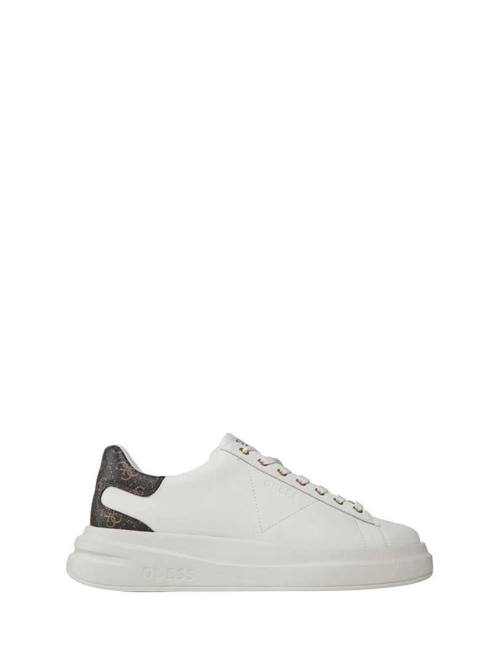 GUESS 1 USCITA Guess Sneakers Uomo Bianco/marrone - Bianco BIANCO/MARRONE