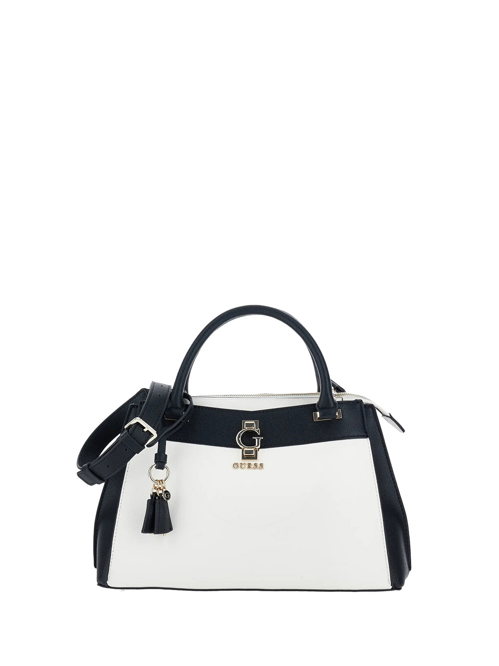 GUESS 1 USCITA Guess Borsa a Tracolla Donna Bianco/nero - Bianco Bianco/nero