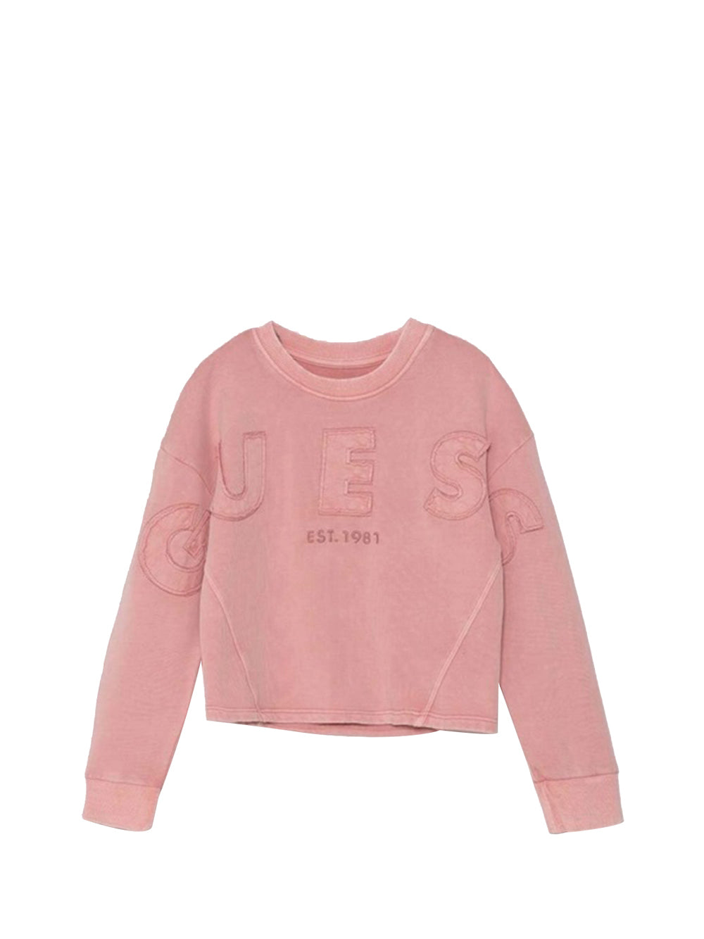 GUESS 1 USCITA Guess Felpa Bambina Rosa Rosa