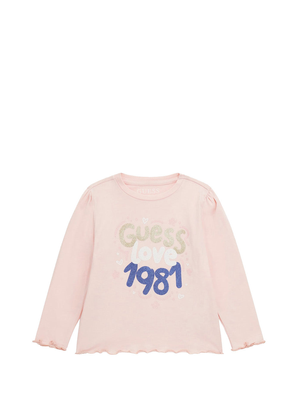 GUESS 1 USCITA Guess T-Shirt Bambina Rosa Rosa