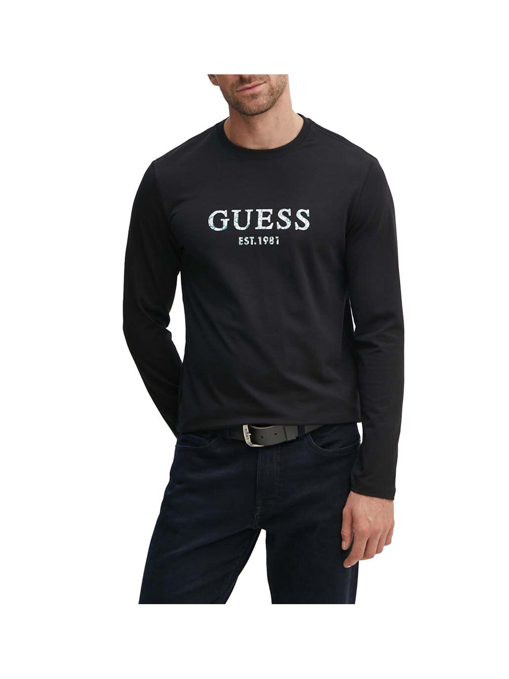 GUESS 1 USCITA Guess Blusa Uomo Nero Nero