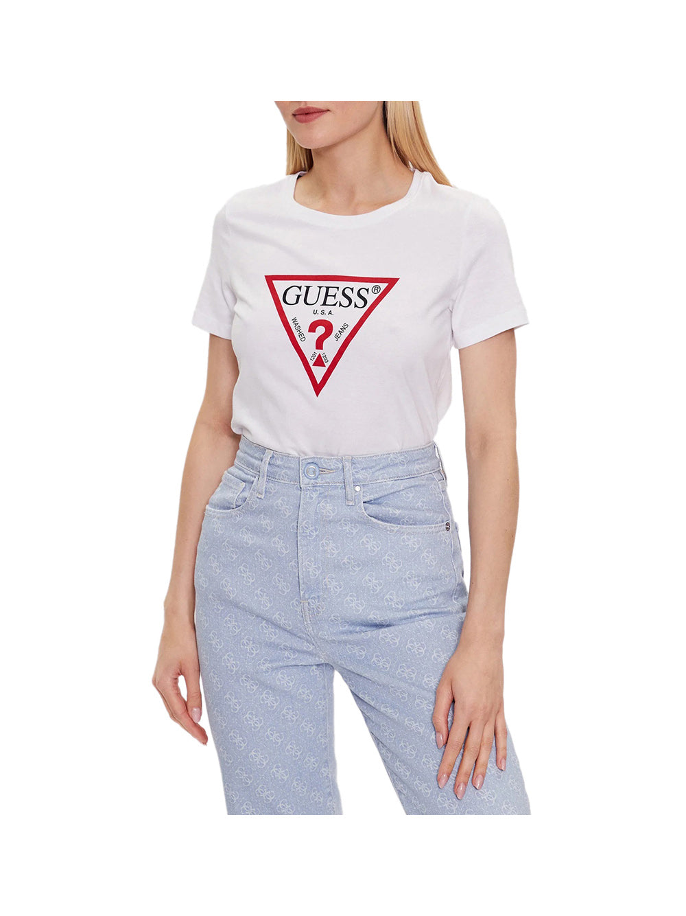 GUESS 2 USCITA Guess T-Shirt Donna Bianco Bianco