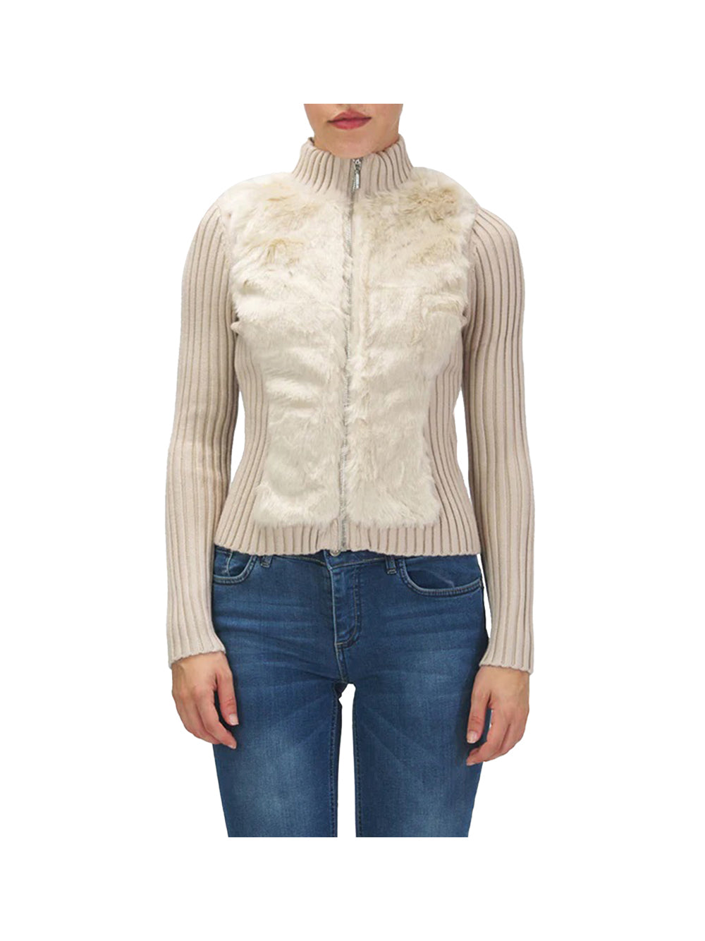 GUESS 2 USCITA Guess Cardigan Donna Avorio Avorio