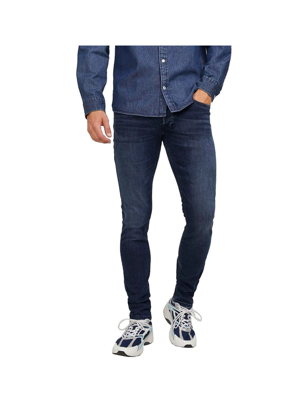 JACK&JONES STOCK Jack&Jones Jeans Uomo Blu Denim - Blu Blu denim