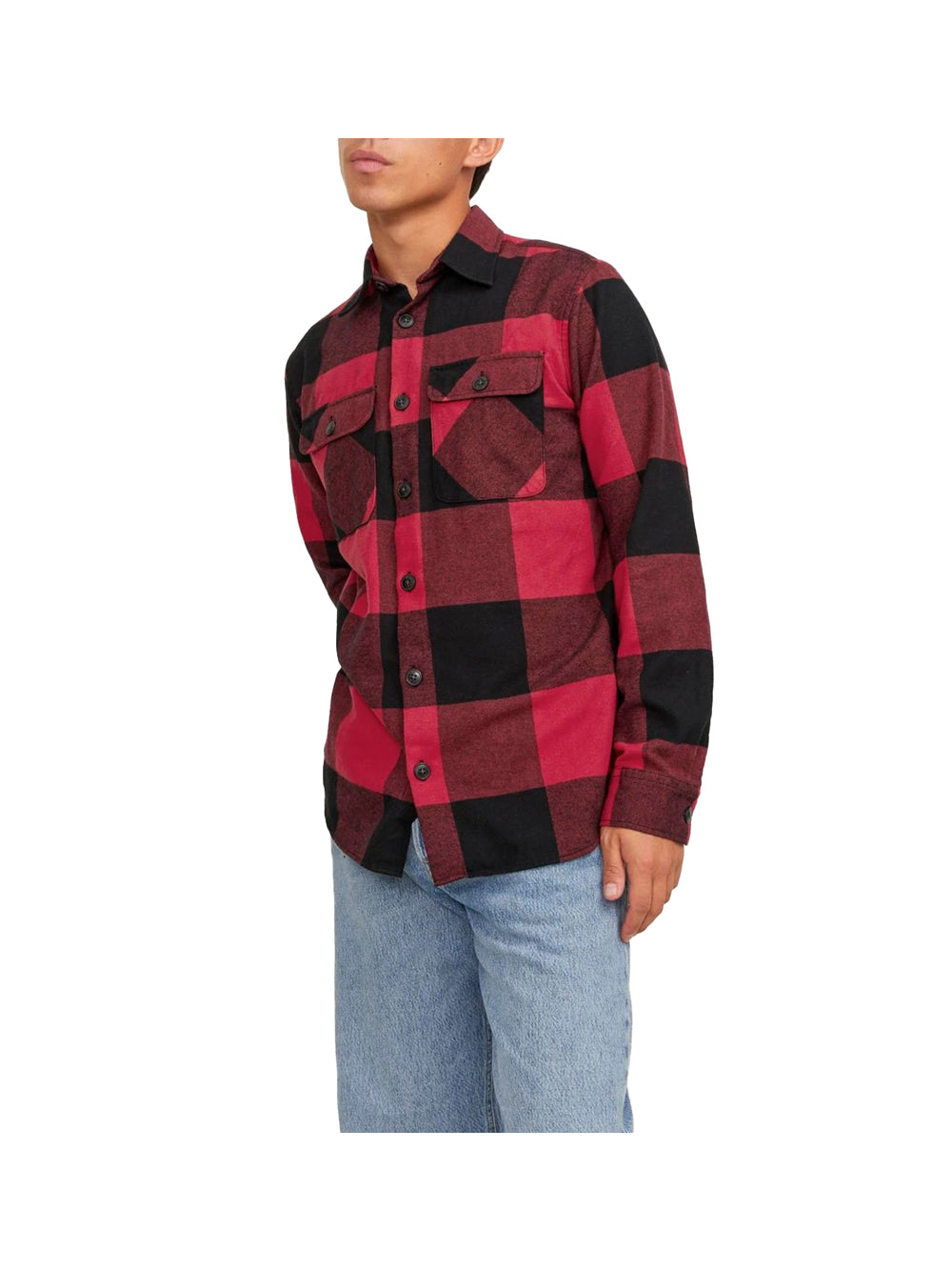 JACK&JONES STOCK Camicia Rosso Rosso