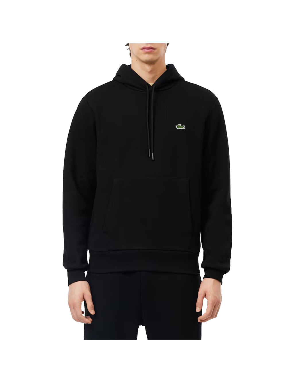 LACOSTE Lacoste Felpa Uomo Nero Nero