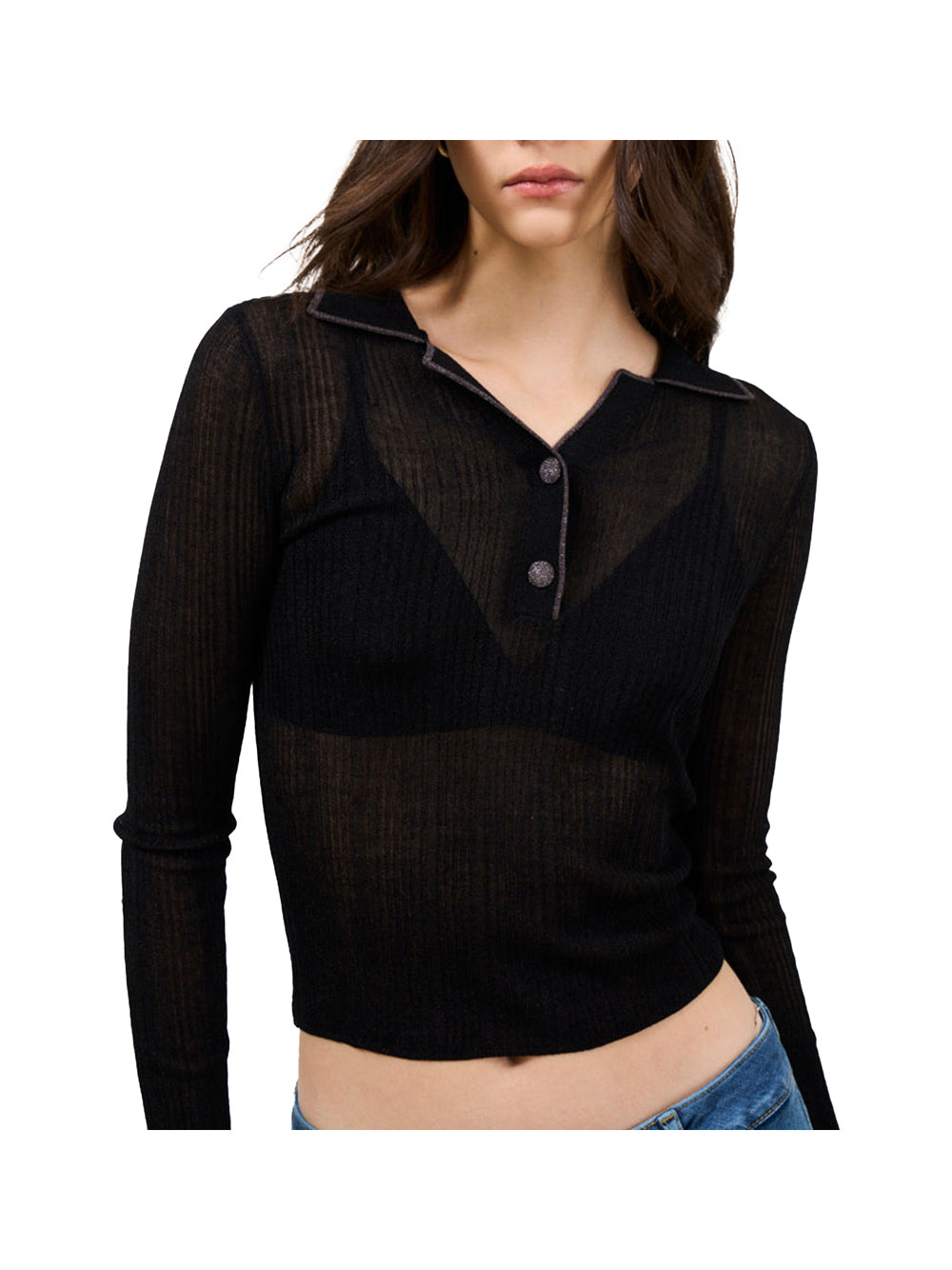 LIU.JO BLACK Liu Jo Blusa Donna Nero Nero